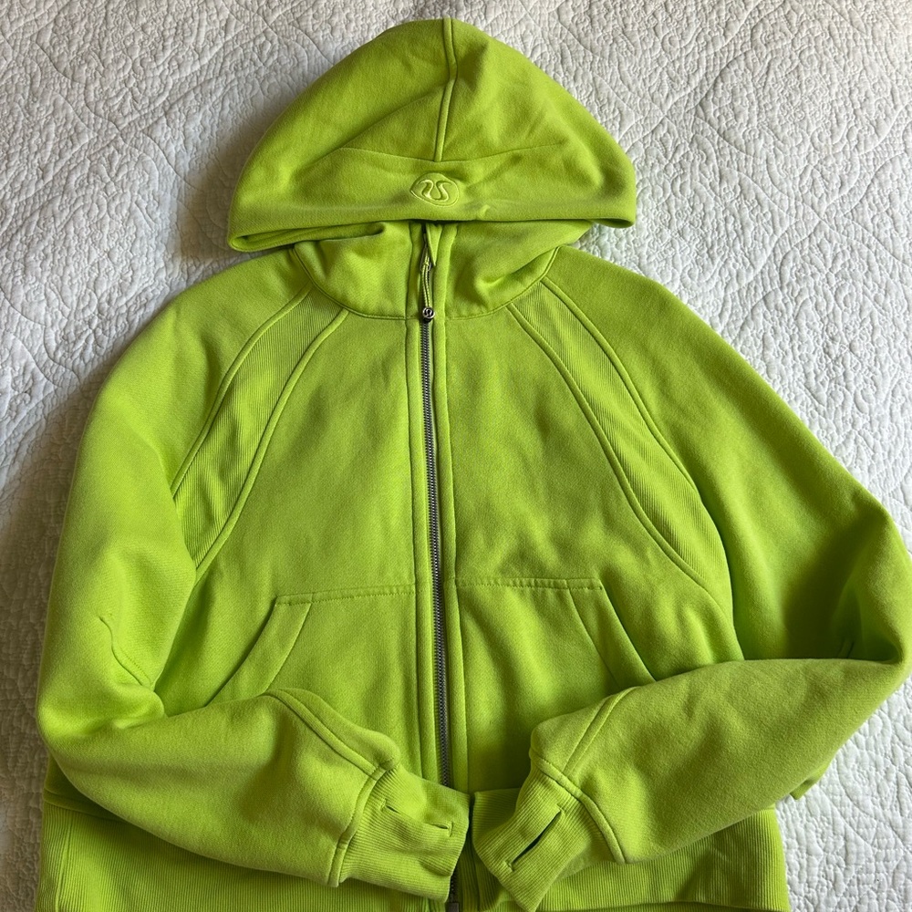 Lululemon Athletica Lime Green Jacket